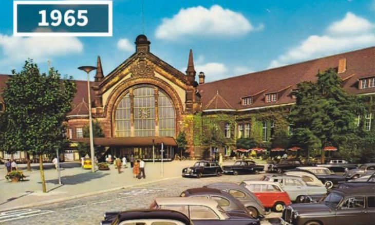 Estación Central de Osnabrück, Alemania, 1965