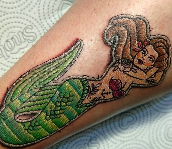 Sereia de Tatuagem