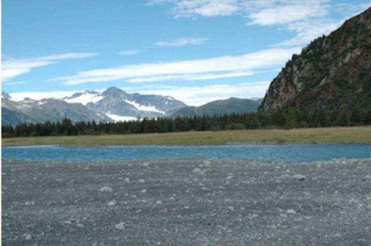 Bear Gletsjer, Alaska. Augustus, 2005