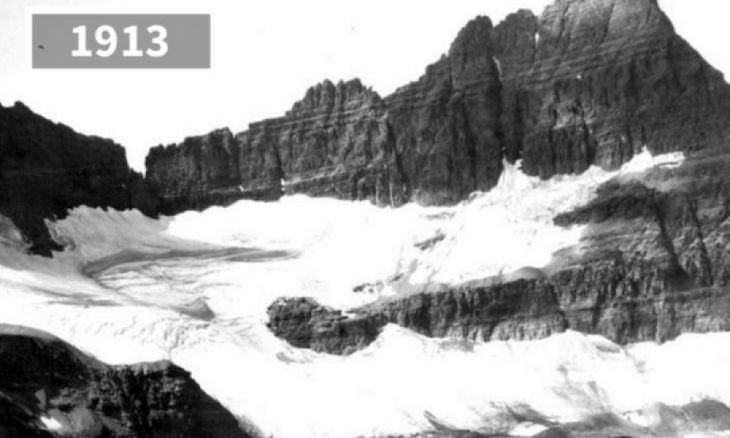 Lodowiec Shepard Glacier, USA, 1913 