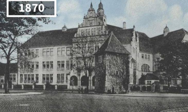 Gymnasium, Osnabrück, Niemcy, 1870 