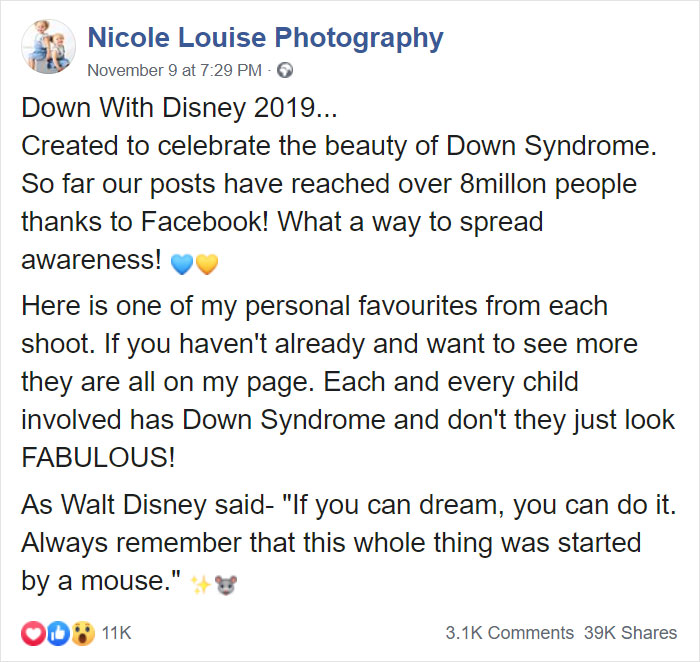 Παιδί με σύνδρομο Down - Nicole Louise