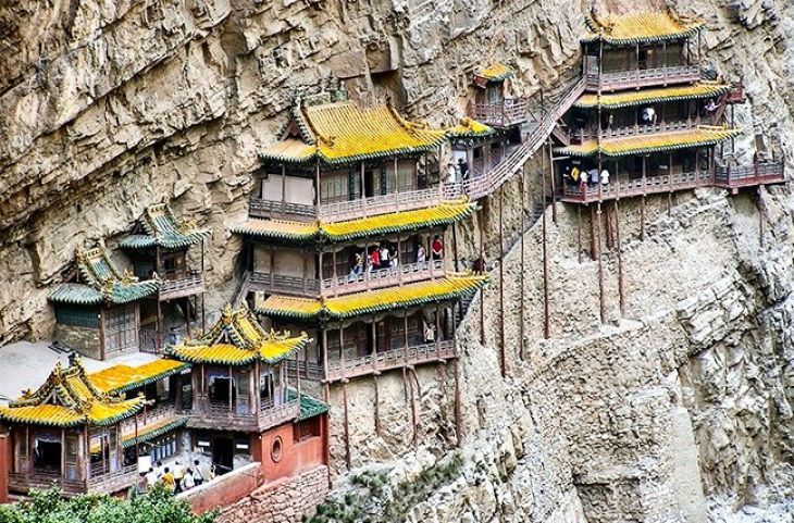 Het hangende klooster, China