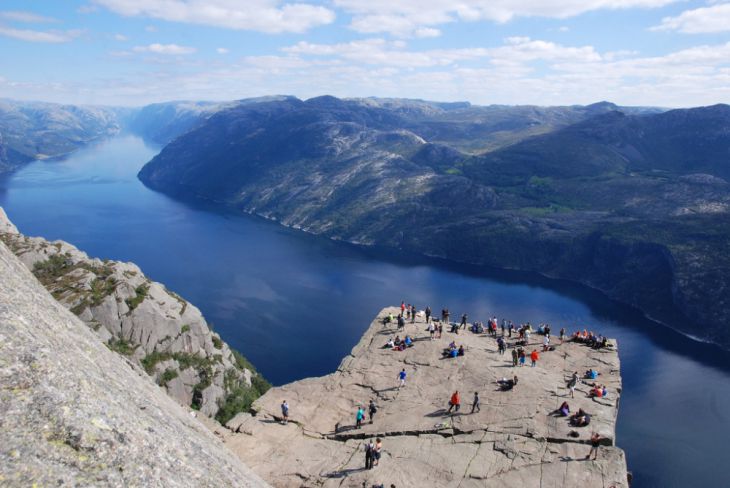 Roca del Púlpito, Noruega