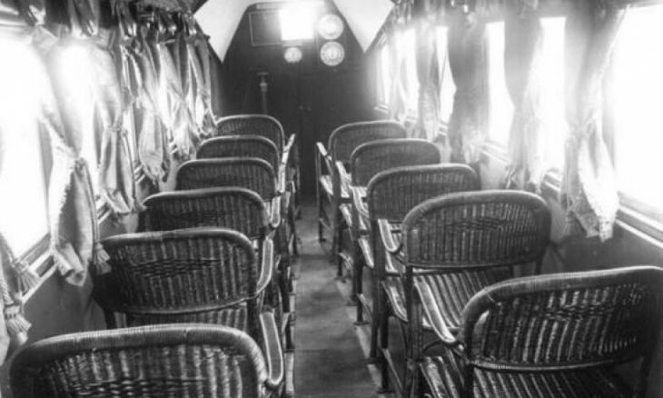 La cabina del avión 1936