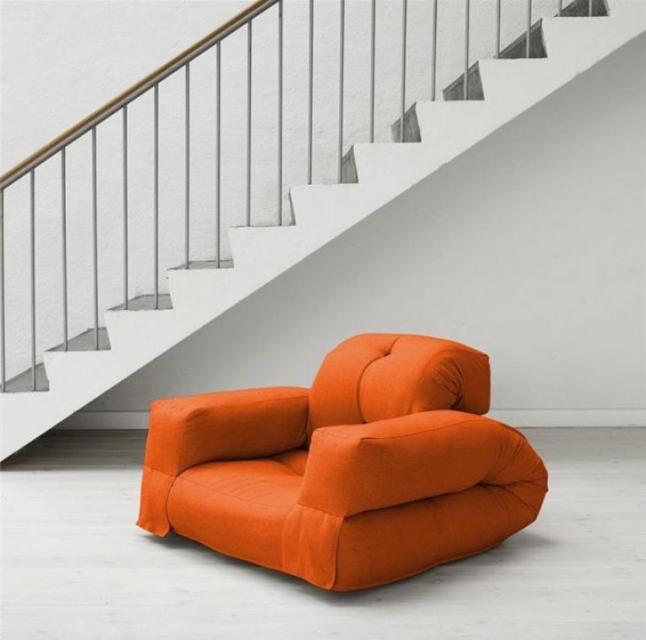 Converteerbare leunstoel-bed/ futon